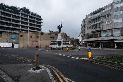 Statue in city