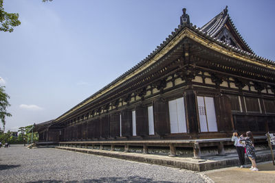 Low angle view of historical building against sky