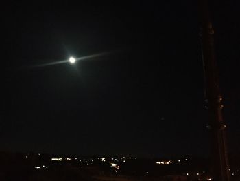 Scenic view of moon at night