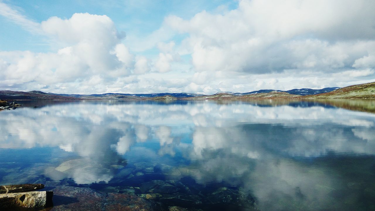 reflection, water, lake, nature, cloud - sky, no people, sky, beauty in nature, outdoors, day, scenics, tranquility, tranquil scene, waterfront