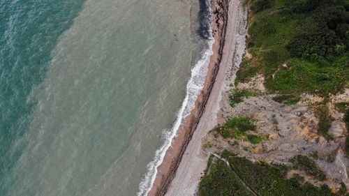 Aerial view of beach