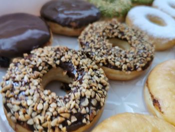 Close-up of breakfast on table