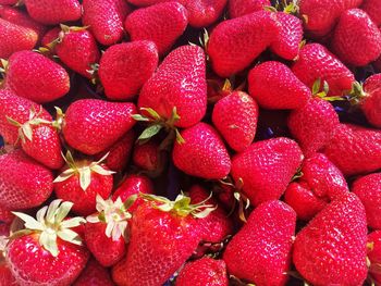 Full frame shot of strawberries