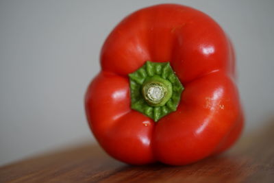 Close-up of tomatoes on table