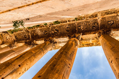 Baalbek temple complex located in the bekaa valley lebanon