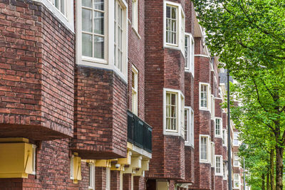 Low angle view of residential building