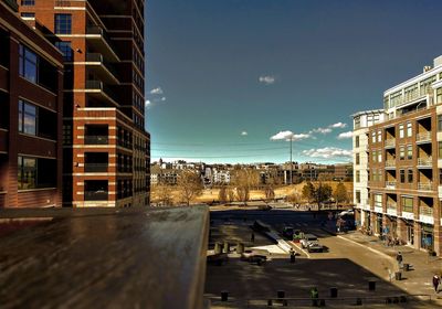 Cityscape against sky