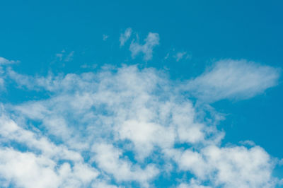 Low angle view of clouds in sky