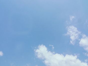 Low angle view of clouds in sky