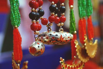 Close-up of christmas decoration