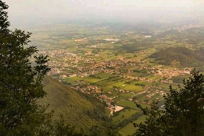 Aerial view of landscape