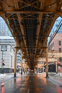 View of bridge in city