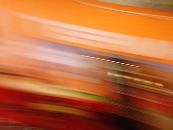 Blurred motion of blurred lights