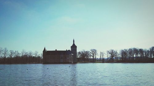 River with buildings in background