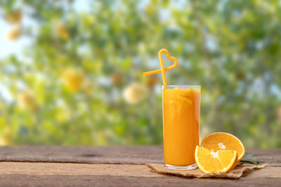 Close-up of drink on table