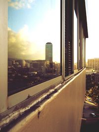 Modern cityscape against sky