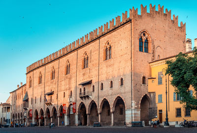 View of old building against sky