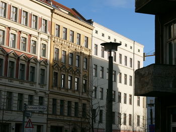 Low angle view of building against sky