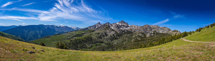 Panoramic view of landscape against sky