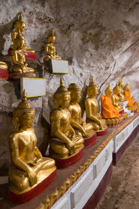 Sculpture of buddha statue in temple