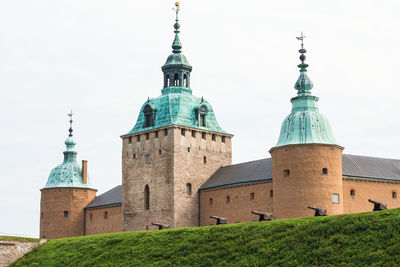 View of historic kalmar castle in sweden