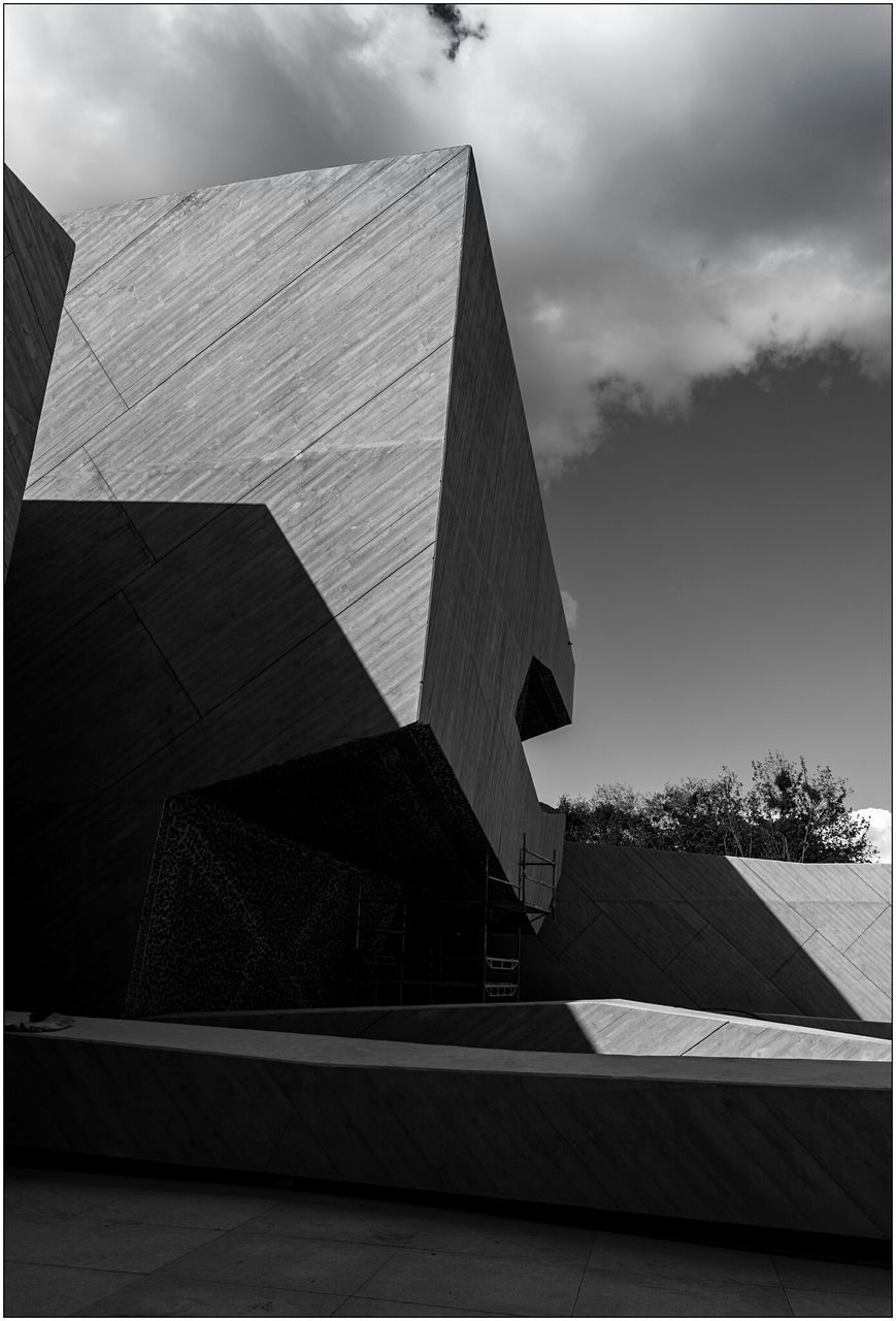 MODERN BUILDING AGAINST SKY