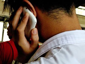 Close-up of young woman