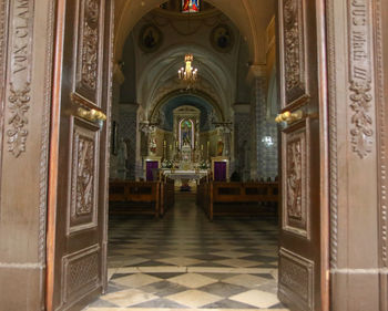 Interior of cathedral