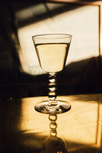 Close-up of drink on table