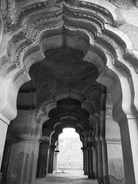 Archway of historical building