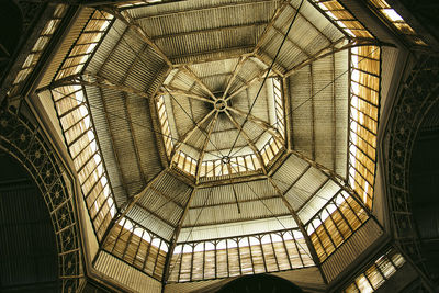 Low angle view of ceiling