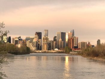 View of city at waterfront