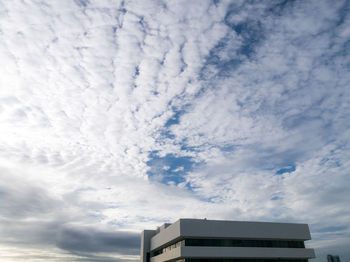 Low angle view of building against sky