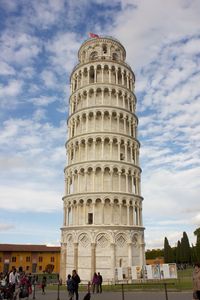 Low angle view of historical building against sky