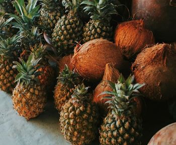 Close-up of fruits for sale in market