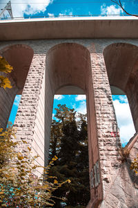 Low angle view of historical building