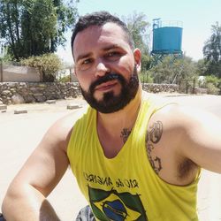 Portrait of young man