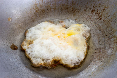 Close-up of food on barbecue grill