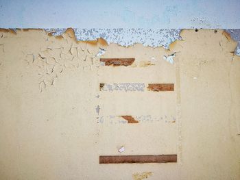 Full frame shot of weathered wall