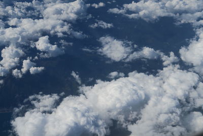 Low angle view of clouds in sky