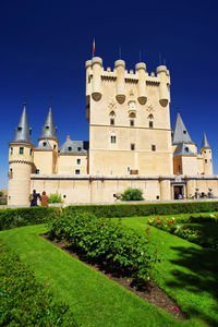 View of historical building against clear sky