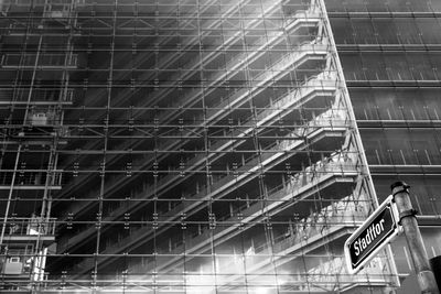 Low angle view of modern building