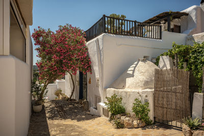 View of historic mediterranean building against clear sky