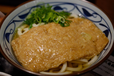 Close-up of food in plate