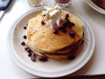 Close-up of served food