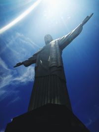 Low angle view of statue