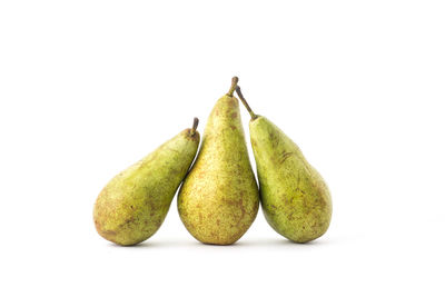 Close-up of fruits against white background