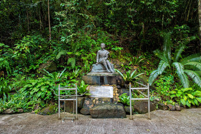 Statue in park