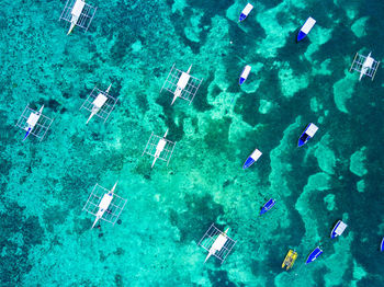 Close-up view of blue sky