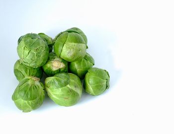 Close-up of candies against white background